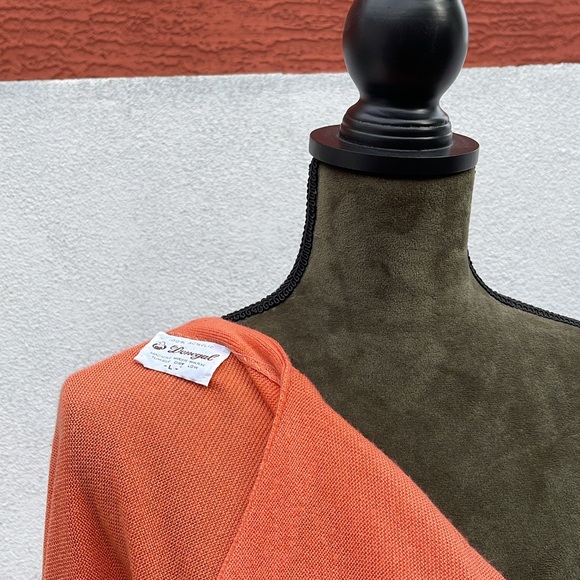 Orange Women's Cardigan Sweater - Picture 4 of 4